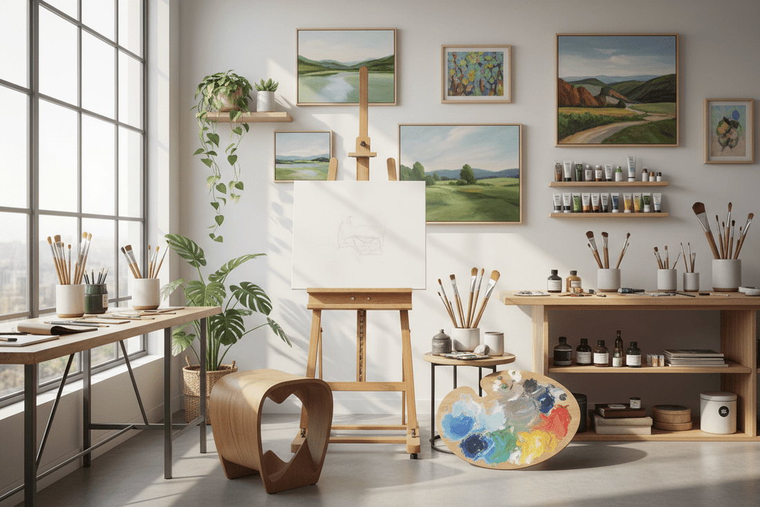 كيفية إعداد استوديو فني منزلي احترافي - Isarttools
