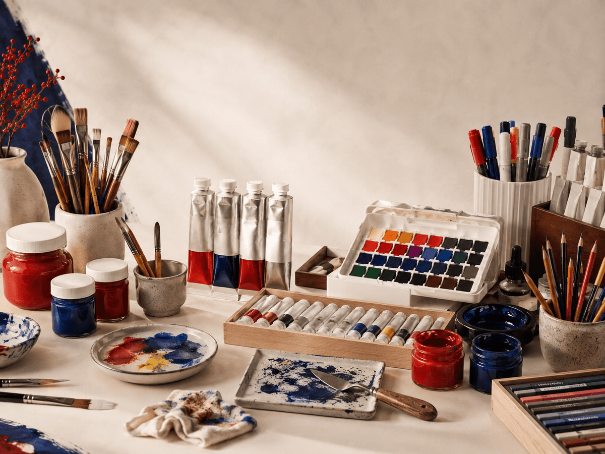 مستلزمات وأدوات الرسم