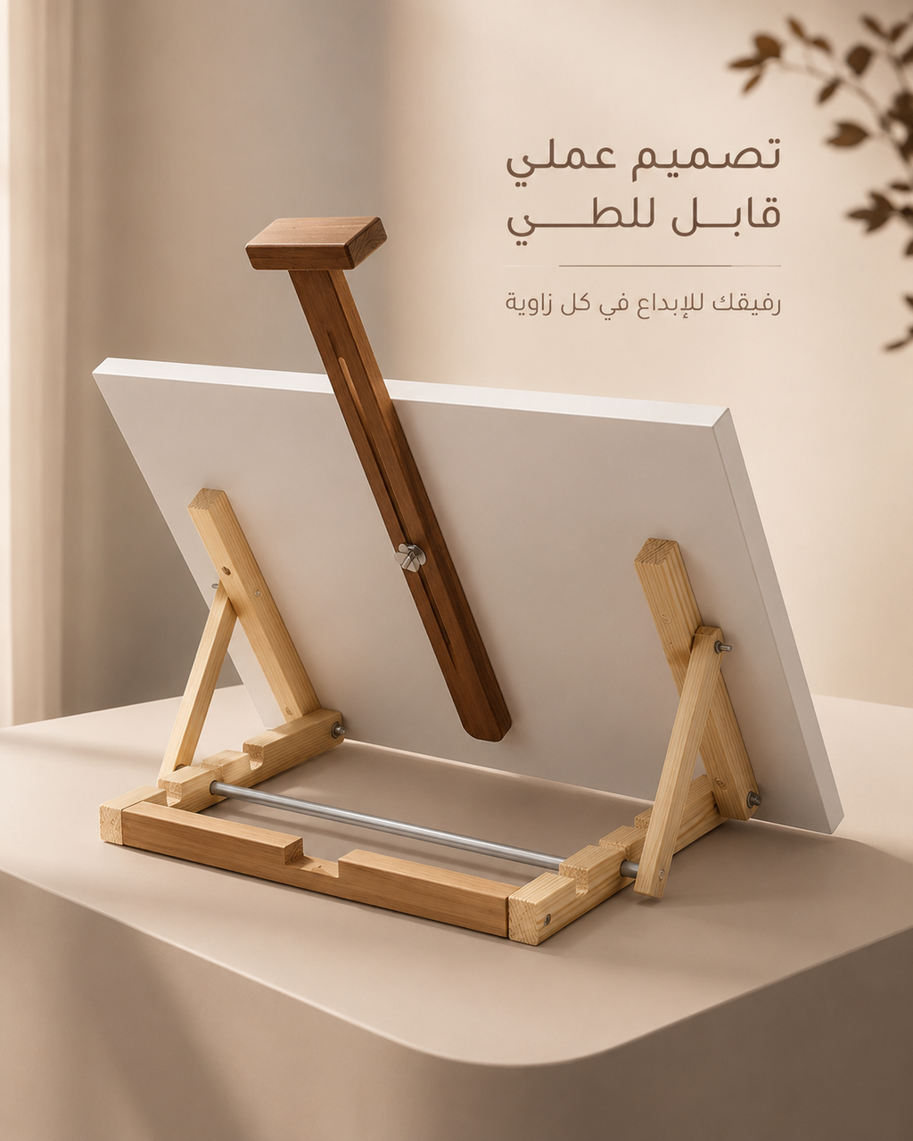 ستاند رسم قابل للطي وزاوية قابلة للتعديل