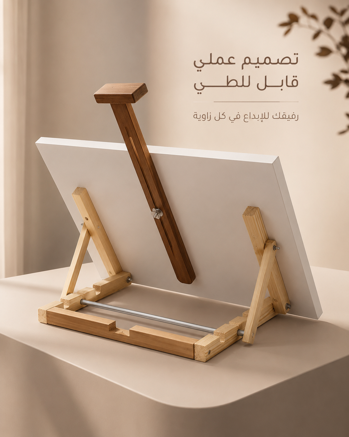 ستاند رسم قابل للطي وزاوية قابلة للتعديل