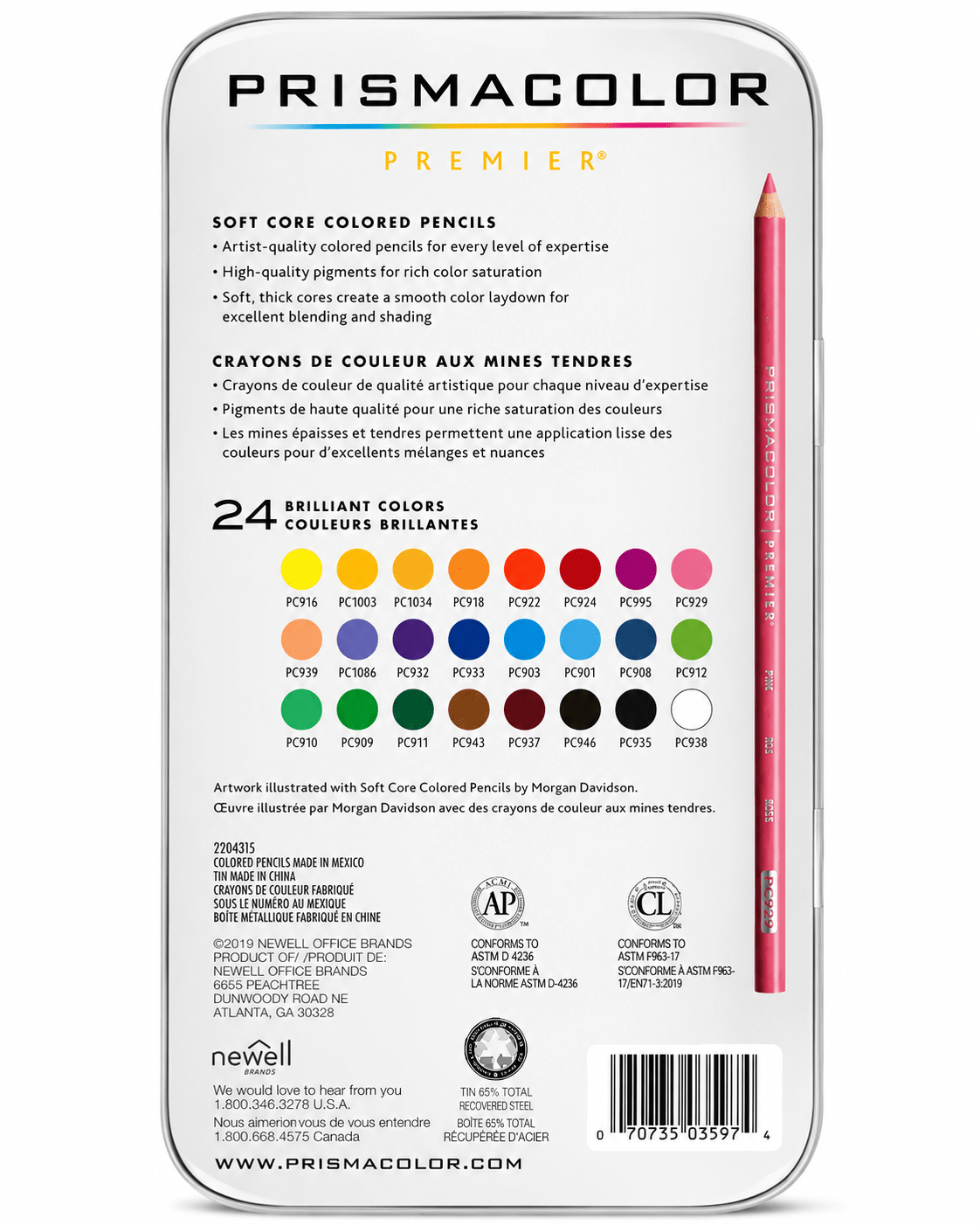 ألوان بريزما كلر بريمير سوفت كور 24 لون | Prismacolor Premier - Isarttools