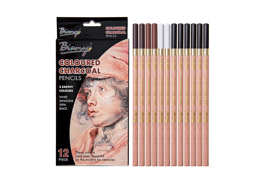 Bianyo (Corot) 12 Colored charcoal pencil set - Isarttools