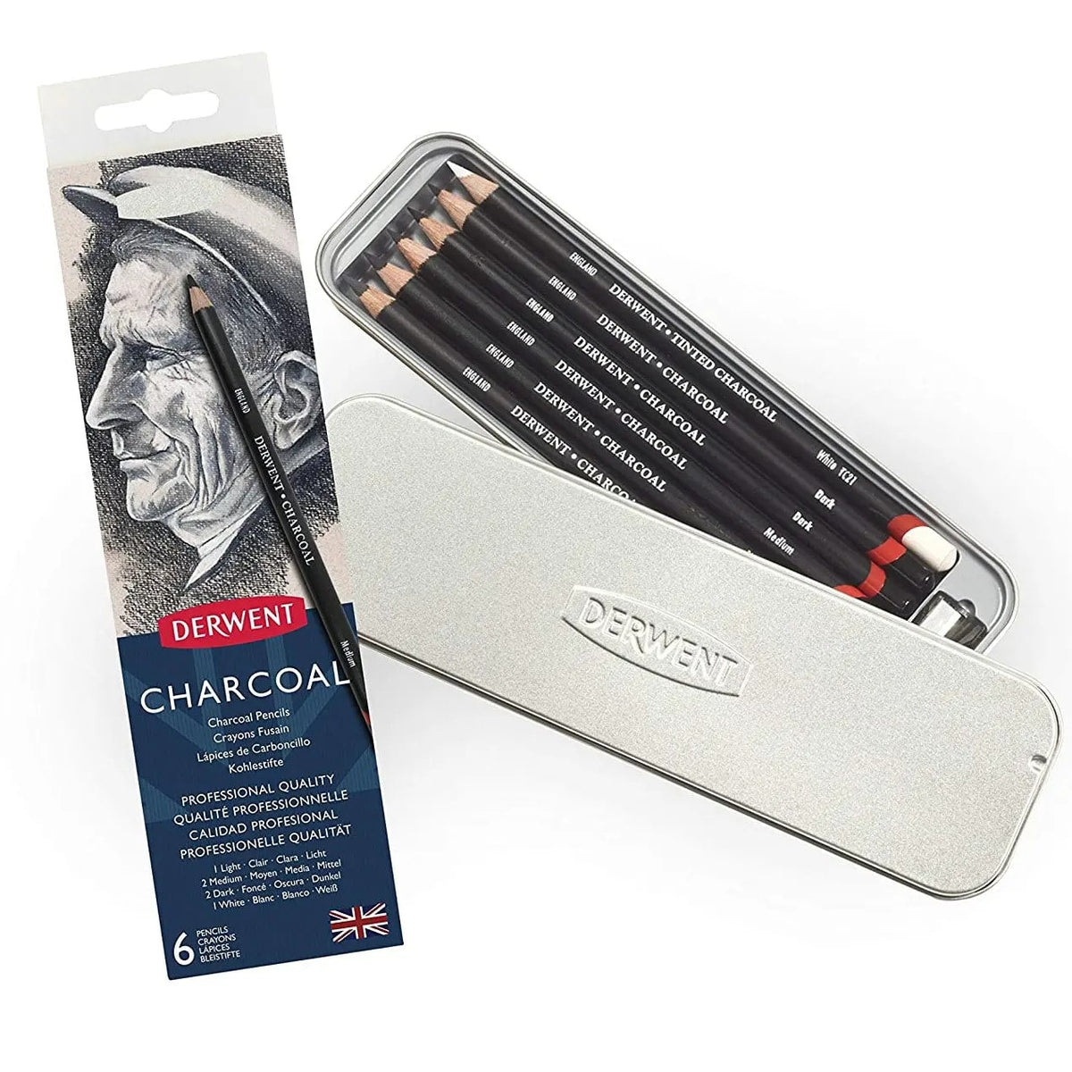 Derwent charcoal pencil set - Isarttools
