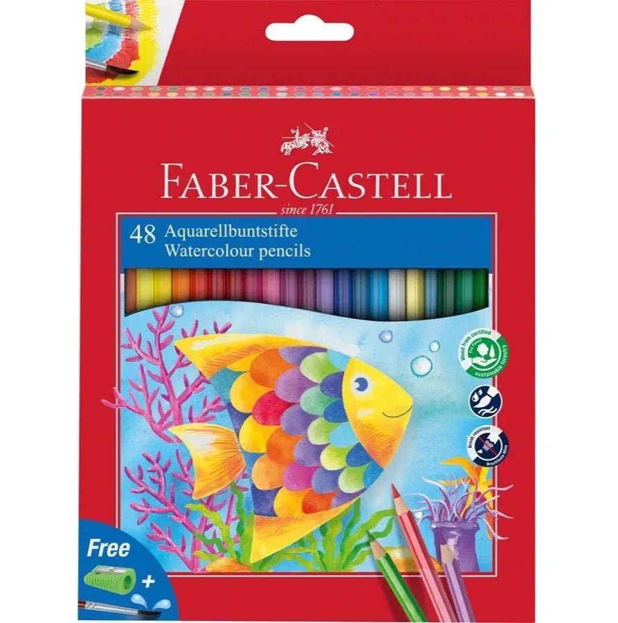 Faber-Castell 48 Watercolor Pencils - Isarttools