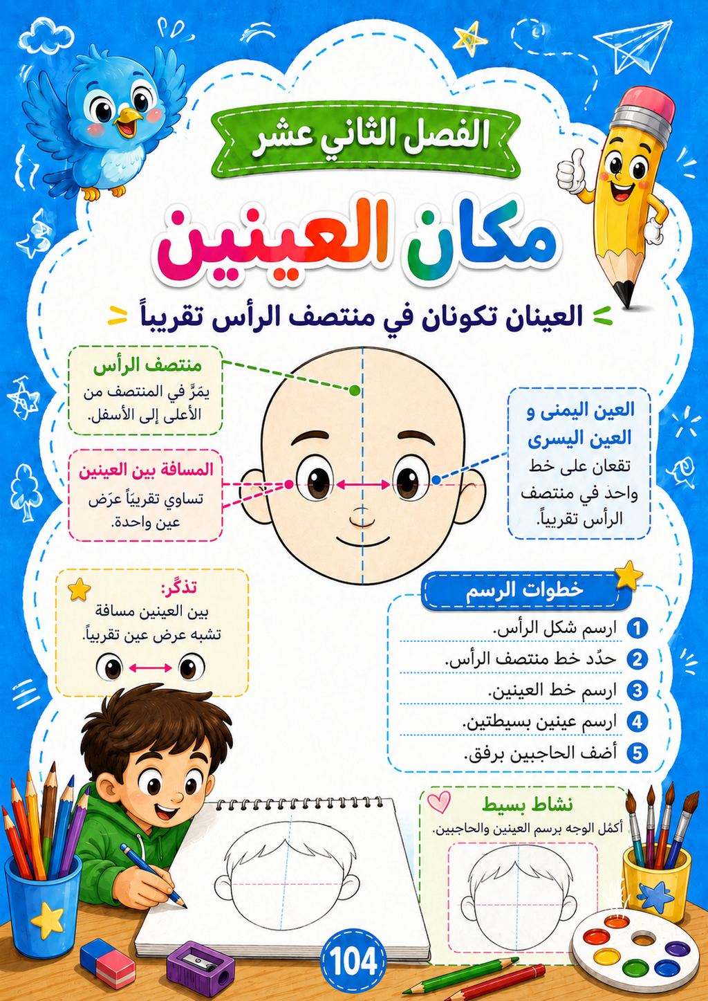 ارسم يا فنان صغير | كتاب تعليم الرسم للأطفال PDF من الصفر للاحتراف