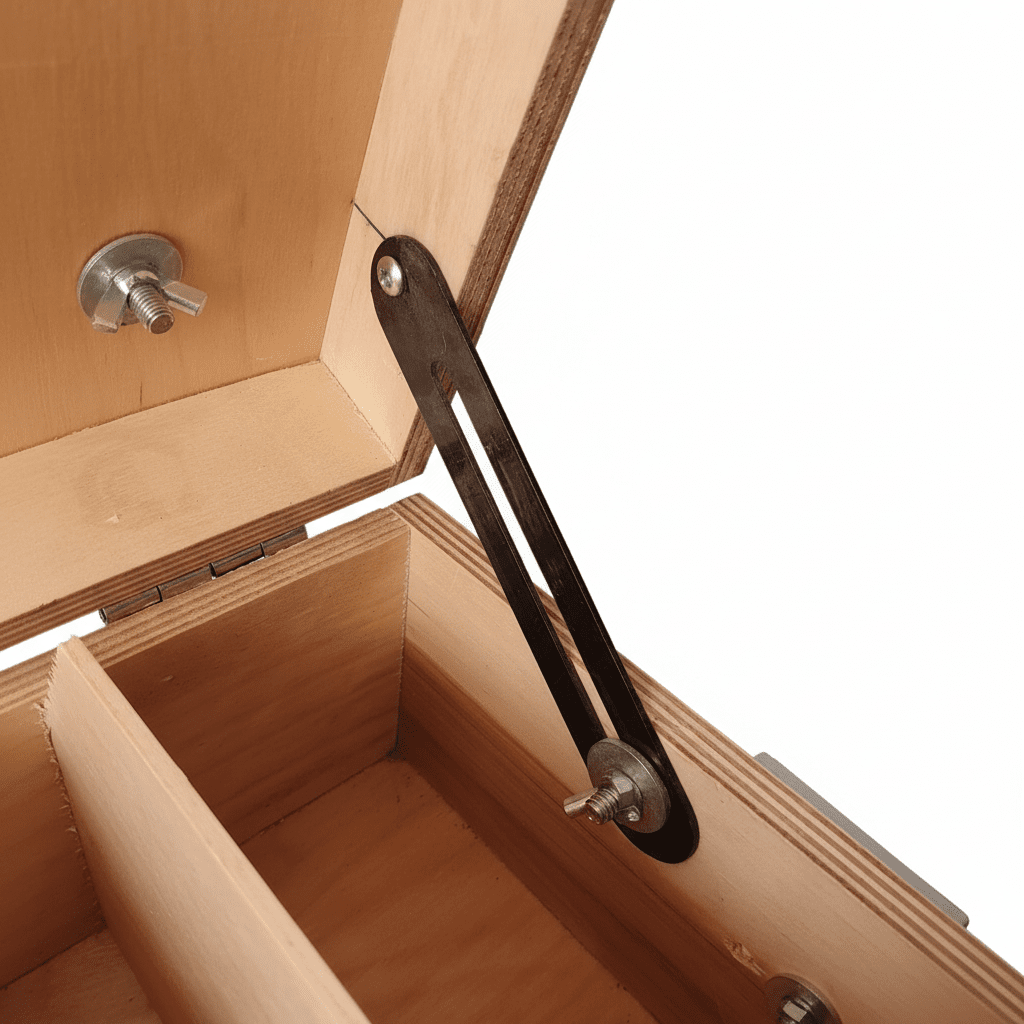 صندوق بوشاد خشبي احترافي مع حامل لوحة قابل للتعديل - Isarttools