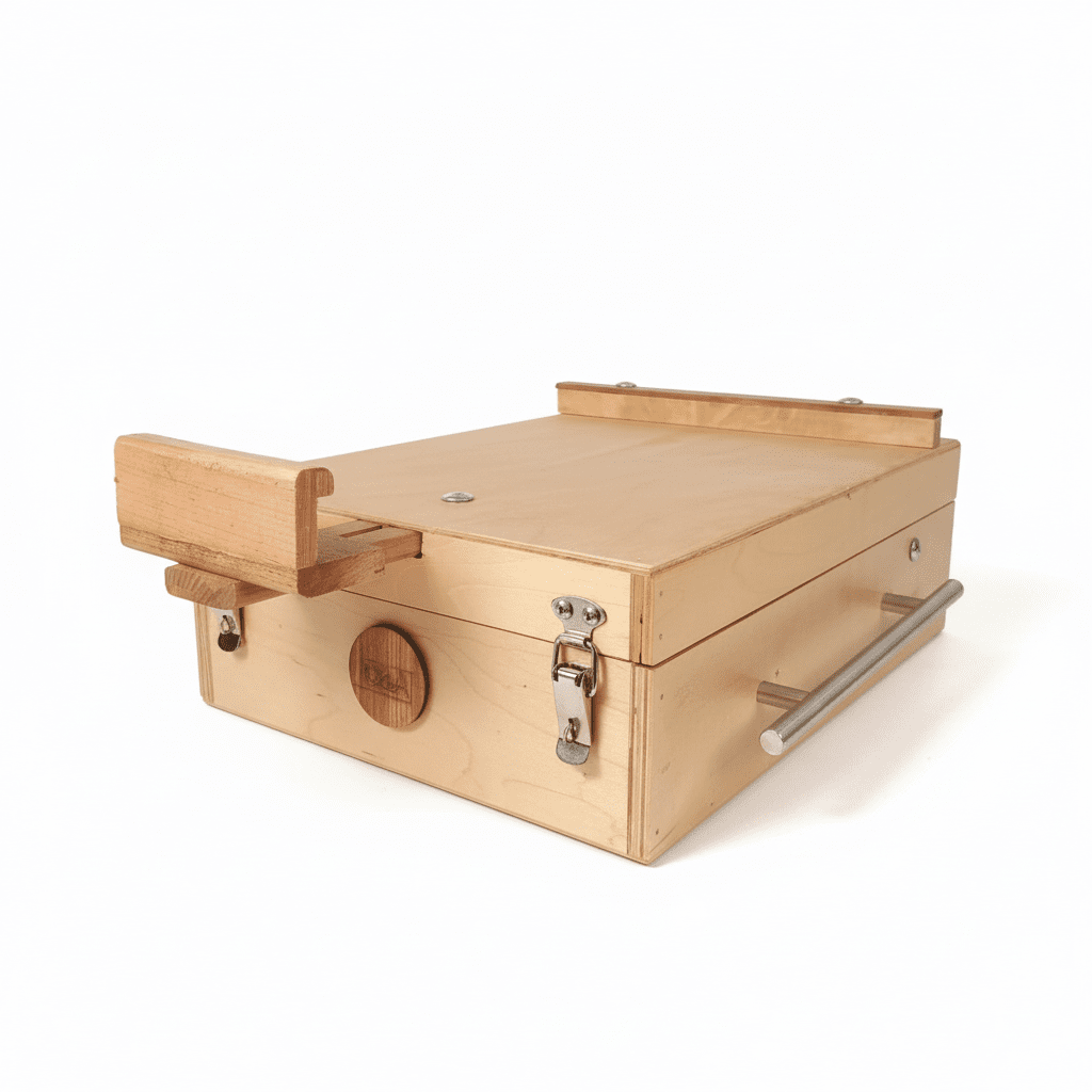 صندوق بوشاد خشبي احترافي مع حامل لوحة قابل للتعديل - Isarttools