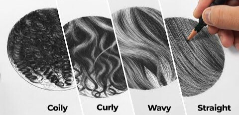 Hair drawing